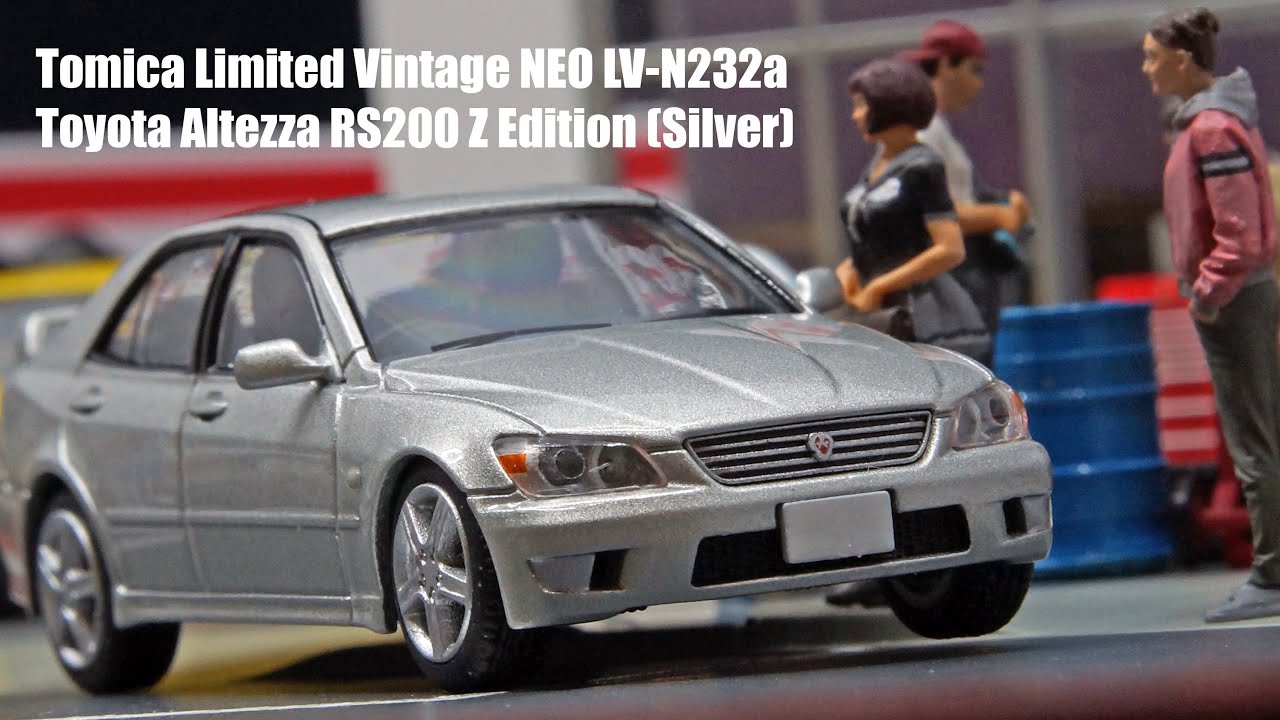Tomica Limited Vintage NEO LV-N232a Toyota Altezza RS200 Z Edition (Silver) トヨタ アルテッツァ RS200 Ｚエディション