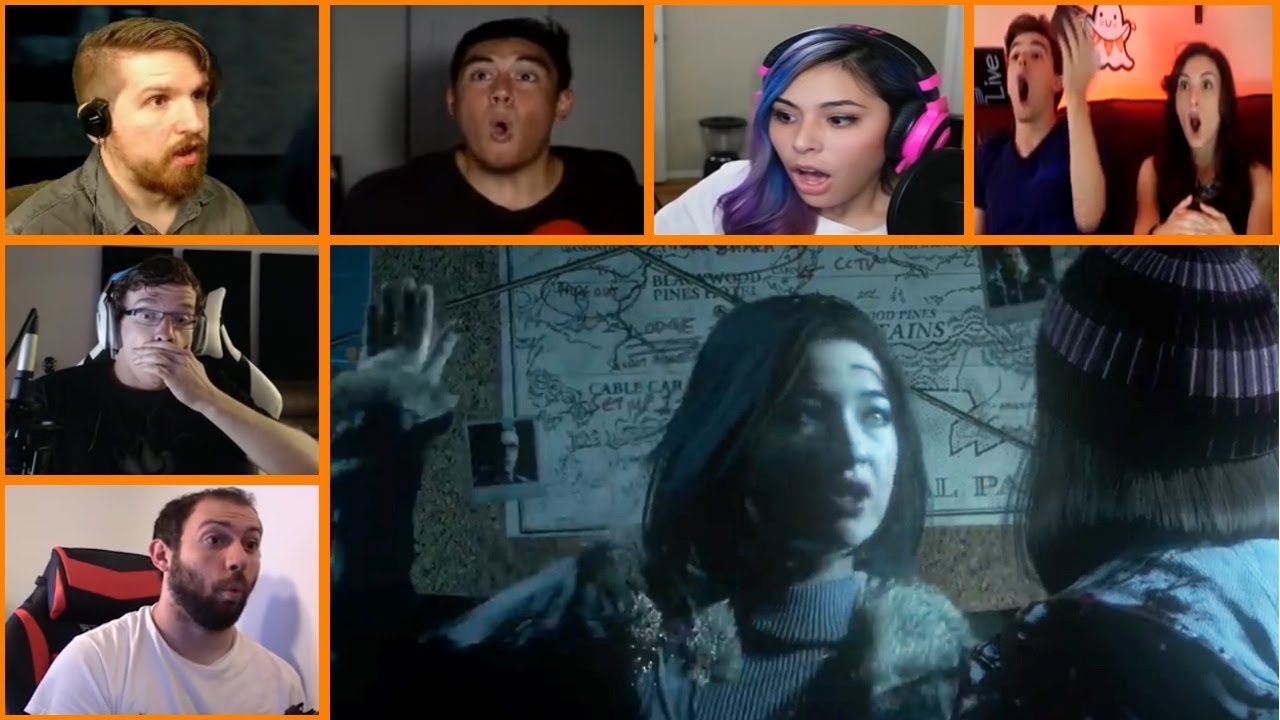 Let's Players Reaction To Emily Slapping Ashley | Until Dawn | Part 2