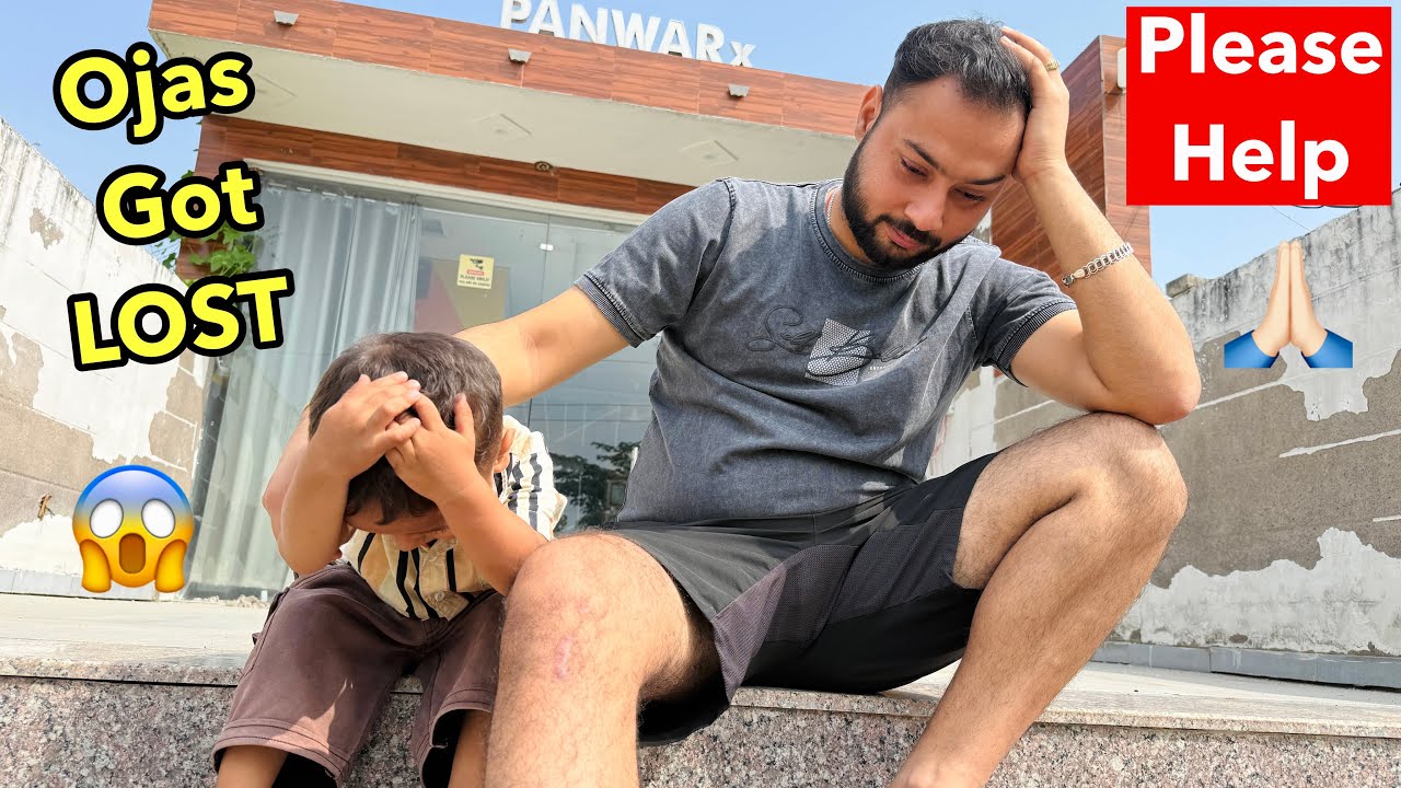 OJAS GOT LOST IN THE MARKET 😱 PLEASE HELP 🙏🏻
