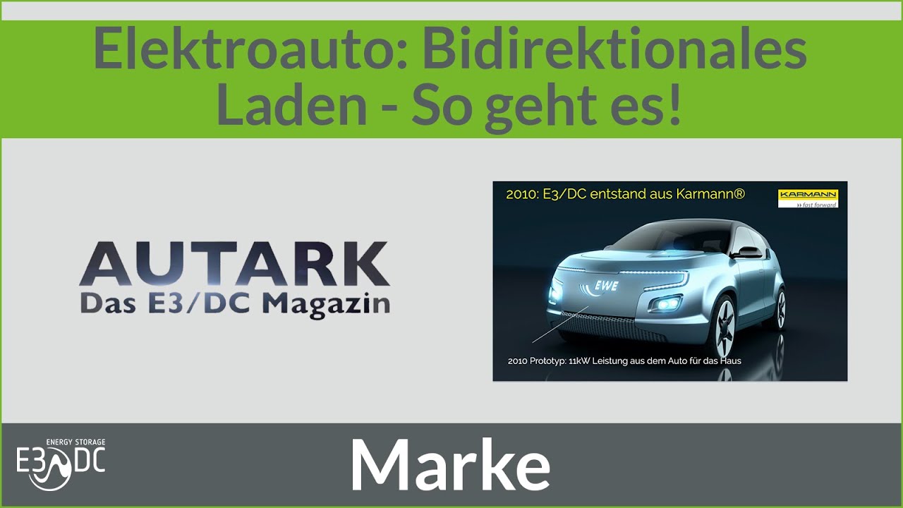 Elektroauto: Bidirektionales Laden – So geht es!