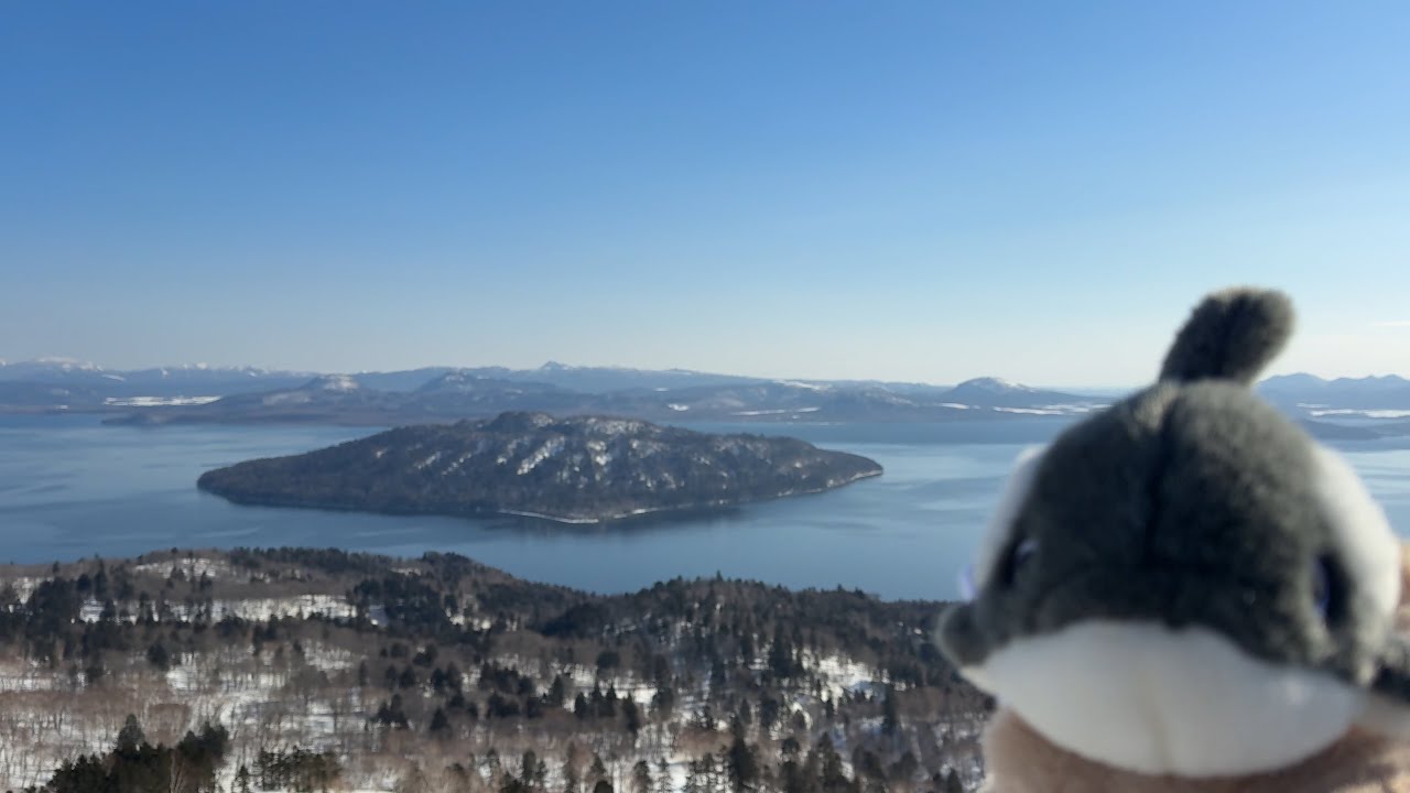 天下の絶景　美幌峠へ行くふわふわシャチ