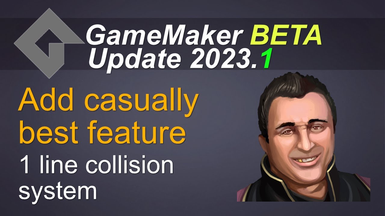One line collision system - Add casually [GameMaker beta]