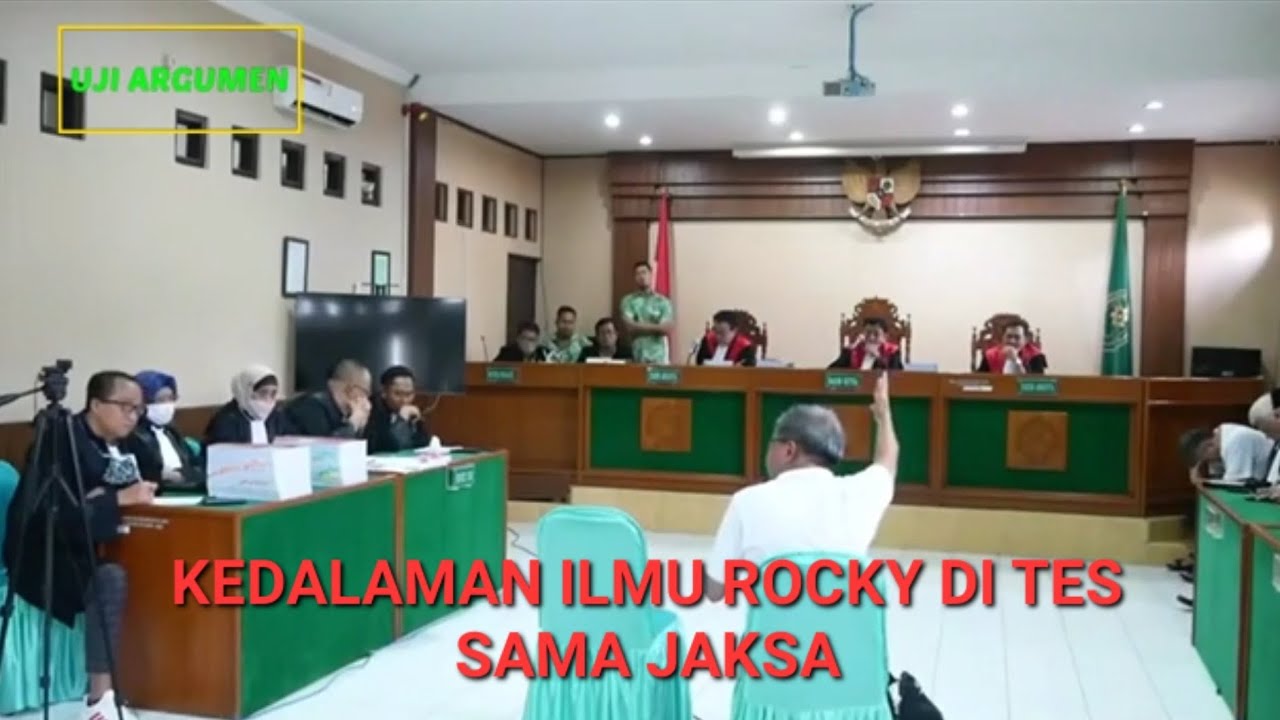 DEBAT PANAS !! Adu ilmu Rocky Gerung vs Jaksa Penuntut Umum