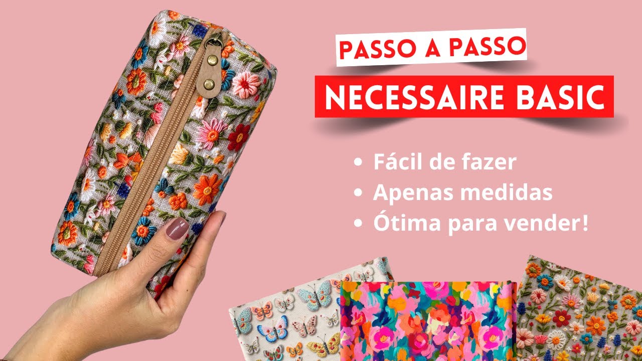 Como fazer uma Necessaire | Aniversário da Carol Vilalta