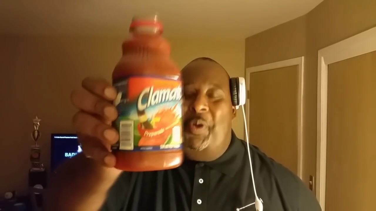 Man Chugs a Bottle of Clamato in Under 10 Seconds!