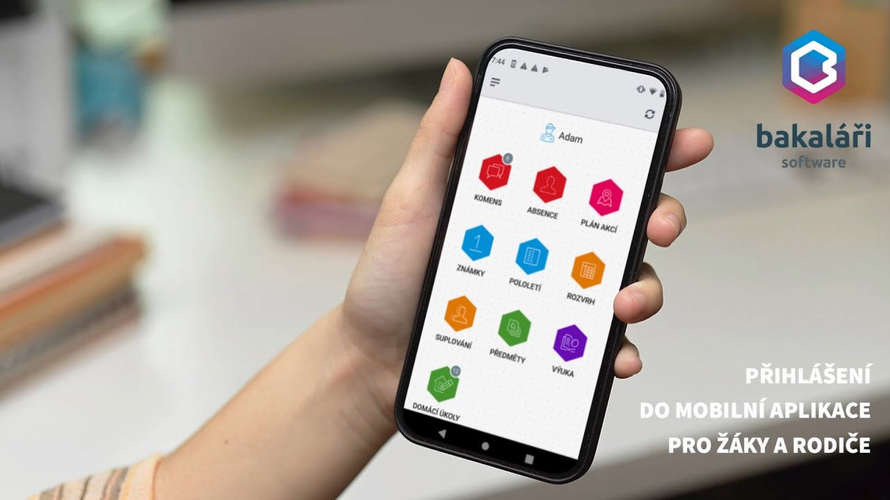 Přihlášení do mobilní aplikace pro žáky a rodiče