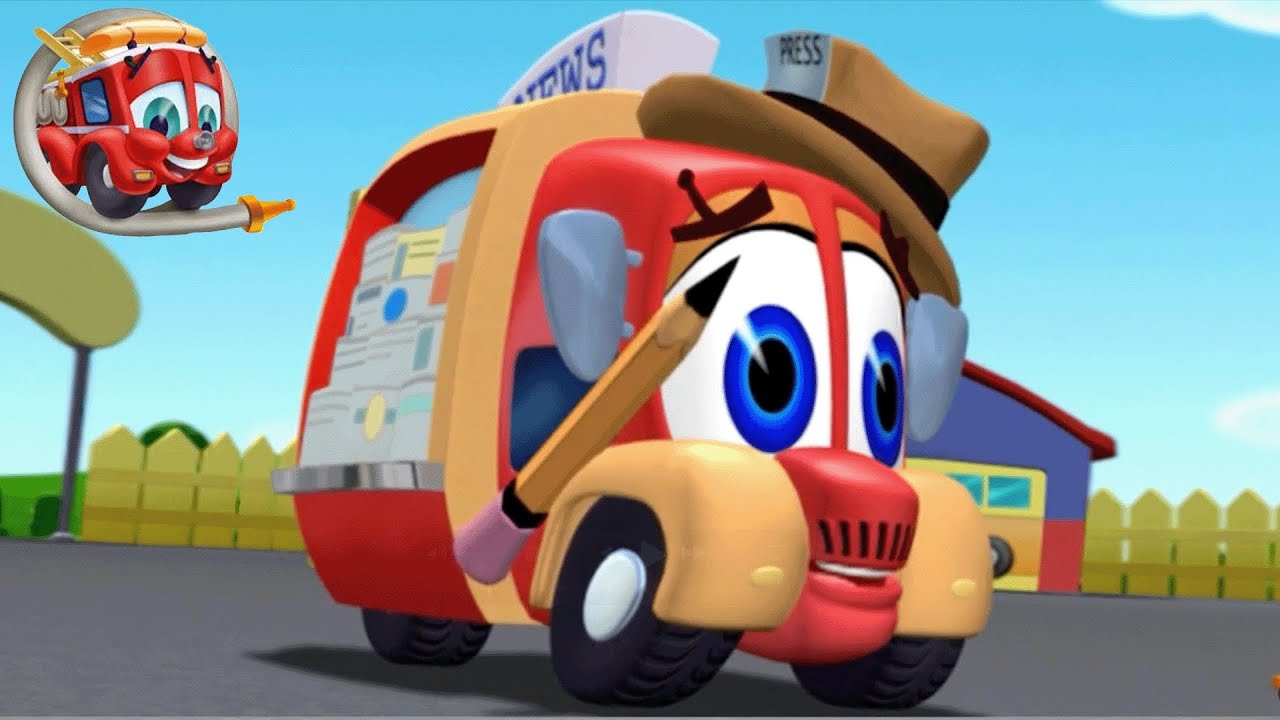 A News Reporter Comes to Town | Kids Cartoon | Finley The Fire Engine