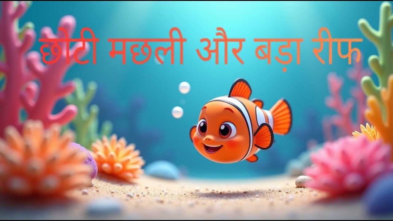 छोटी मछली और बड़ा रीफ | Be Happy With What You Have | Hindi Kids Story | Kids Moral Story