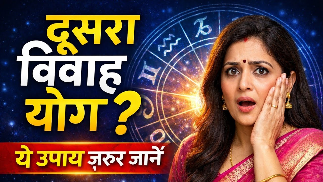 🔯 कुंडली में दूसरा विवाह योग अचानक नहीं बनता,इसके पीछे ग्रहों की बहुत स्पष्ट स्थिति होती है।