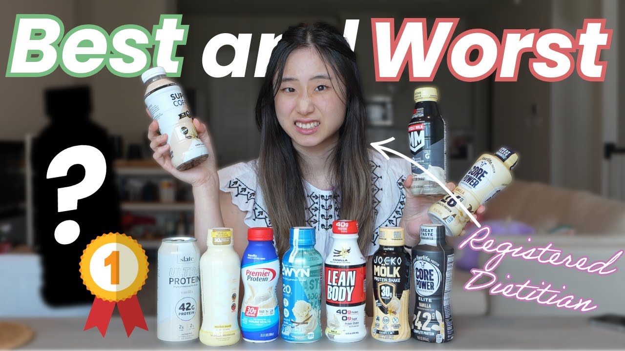 Dietitian Ranks Best and Worst Protein Shakes