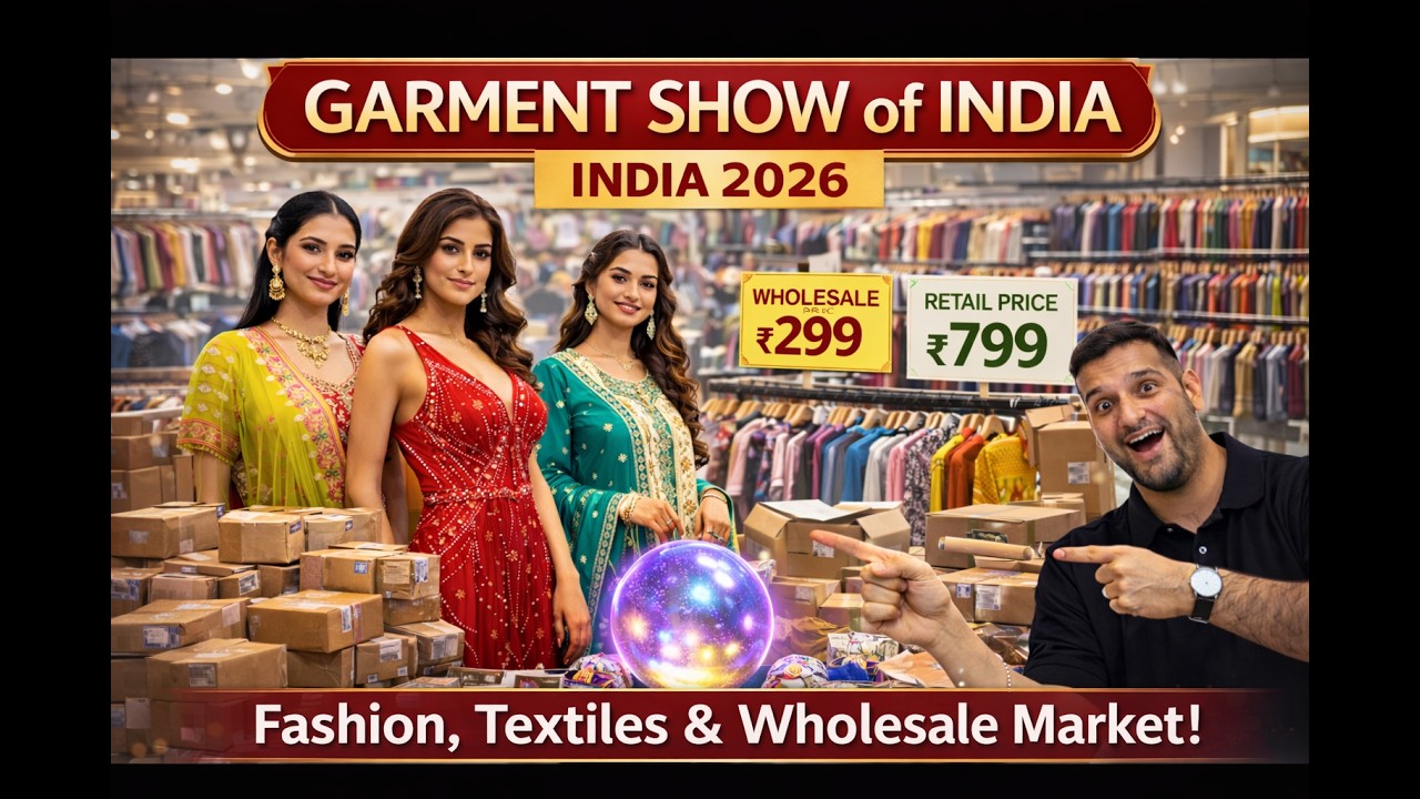 Garment Show of India 2026 | Fashion, Textiles & Wholesale Market!