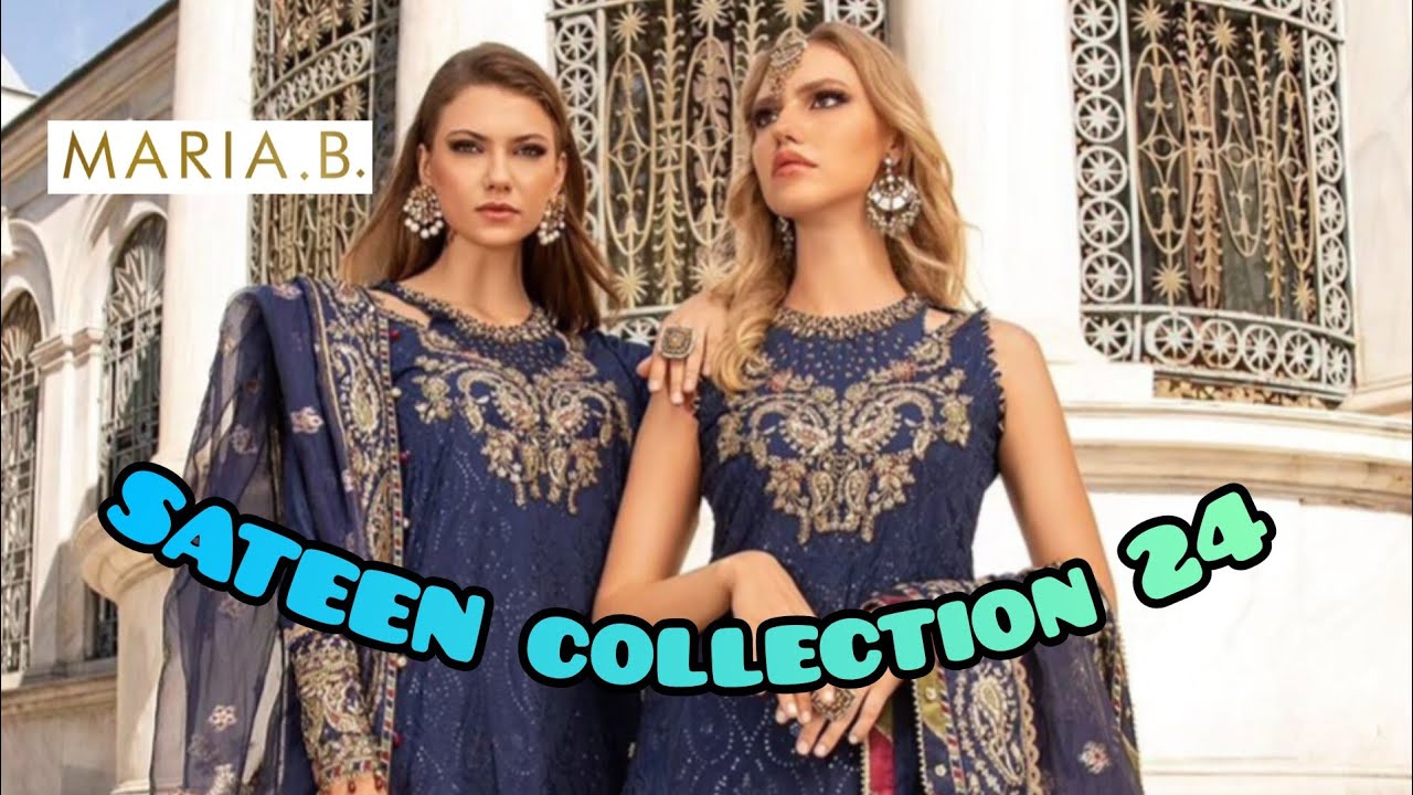 Maria B new Unstitched SATEEN collection 24 