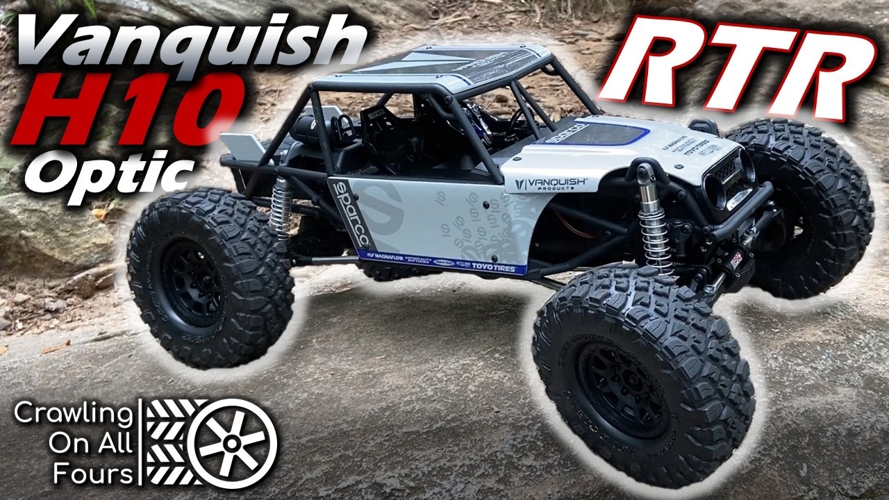 Распаковка БЕШЕНОГО бесколлекторного краулера Vanquish H10 Optic 1/10 RTR