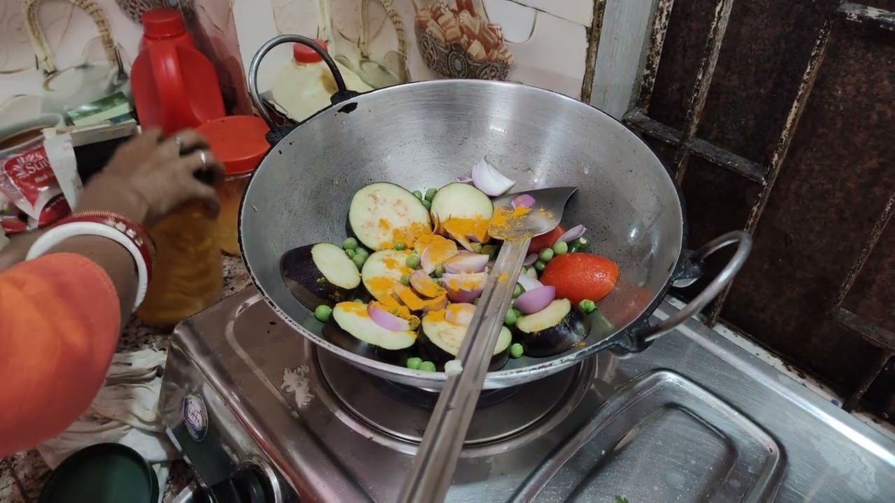Baigan ka sabji recipe 🤤😋#trendingshorts #mycooking #reelitfeelit #viralvideo 