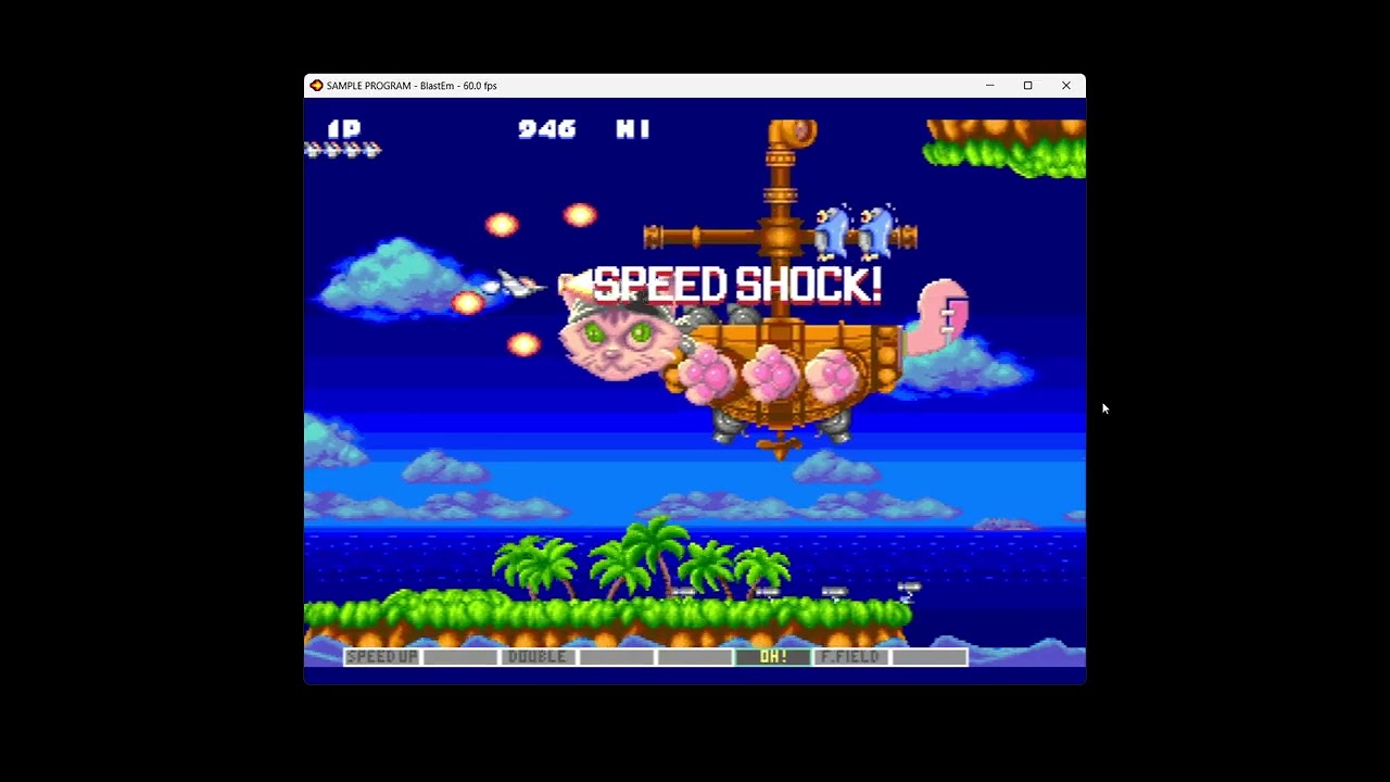 Sega Megadrive - Mega Parodius update