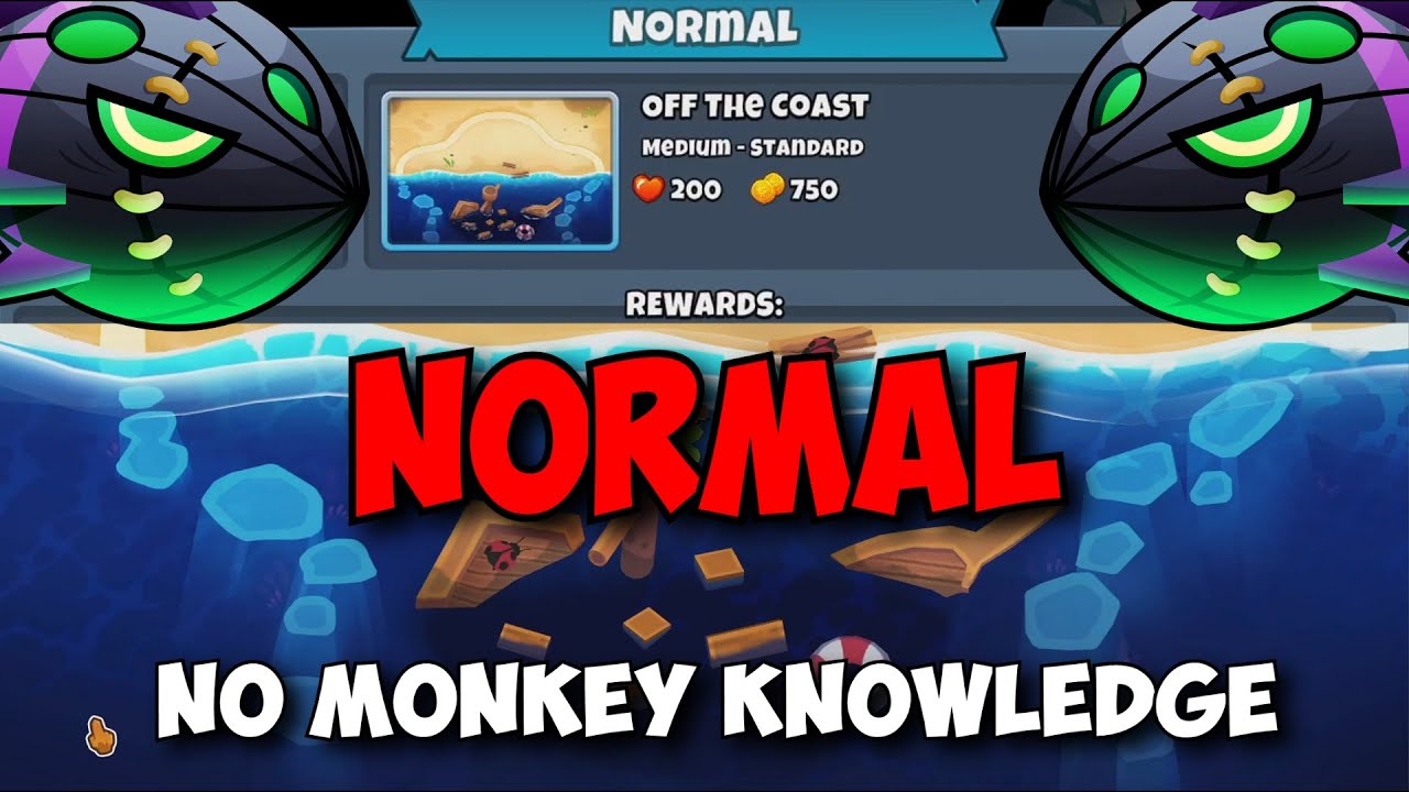 BTD6 Lych Tutorial on Normal || No Monkey Knowledge || on Off The Coast