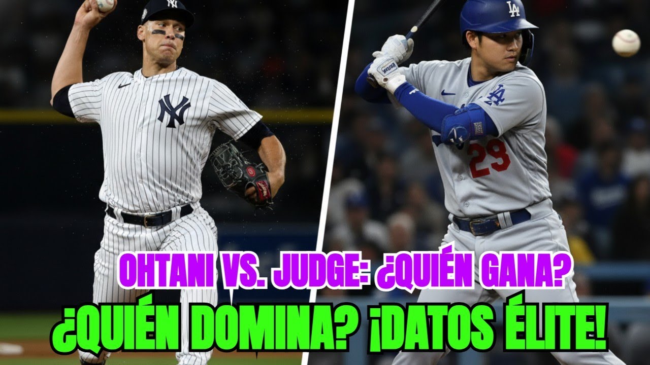 Ohtani vs. Judge: ¿Quién DOMINA a los lanzadores ÉLITE? (Datos MLB)