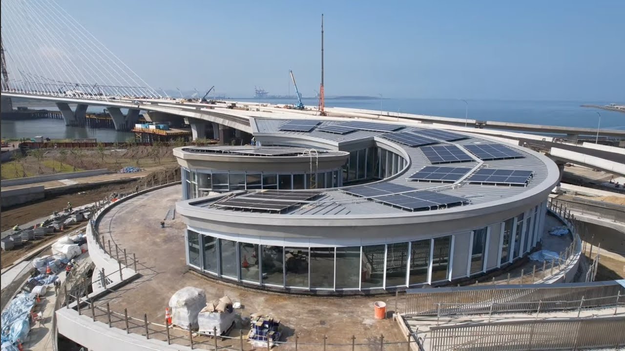2026.02.21  淡江大橋工程 淡水端 初五開工 各區最新進度概況 空拍直播
