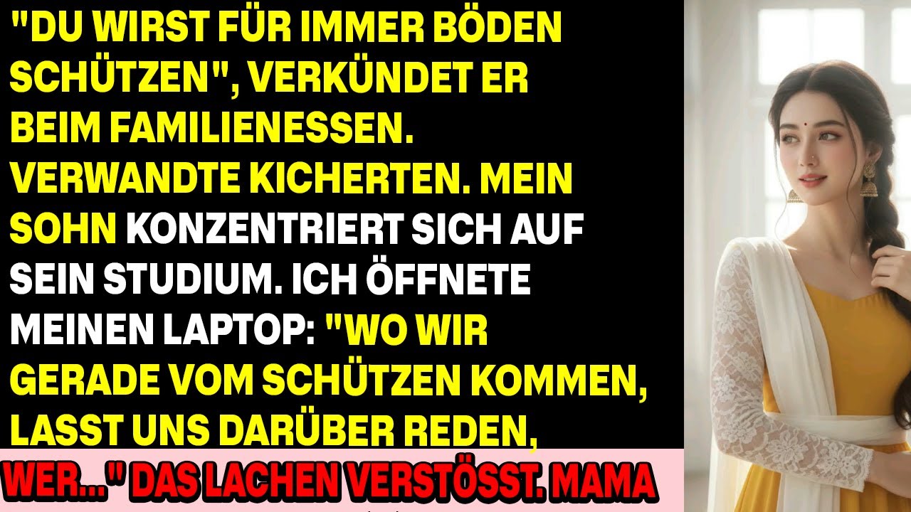 Mein Schwager gab meinem Sohn einen Wischmopp: „Übung für deine Zukunft.“ Der Tisch lachte