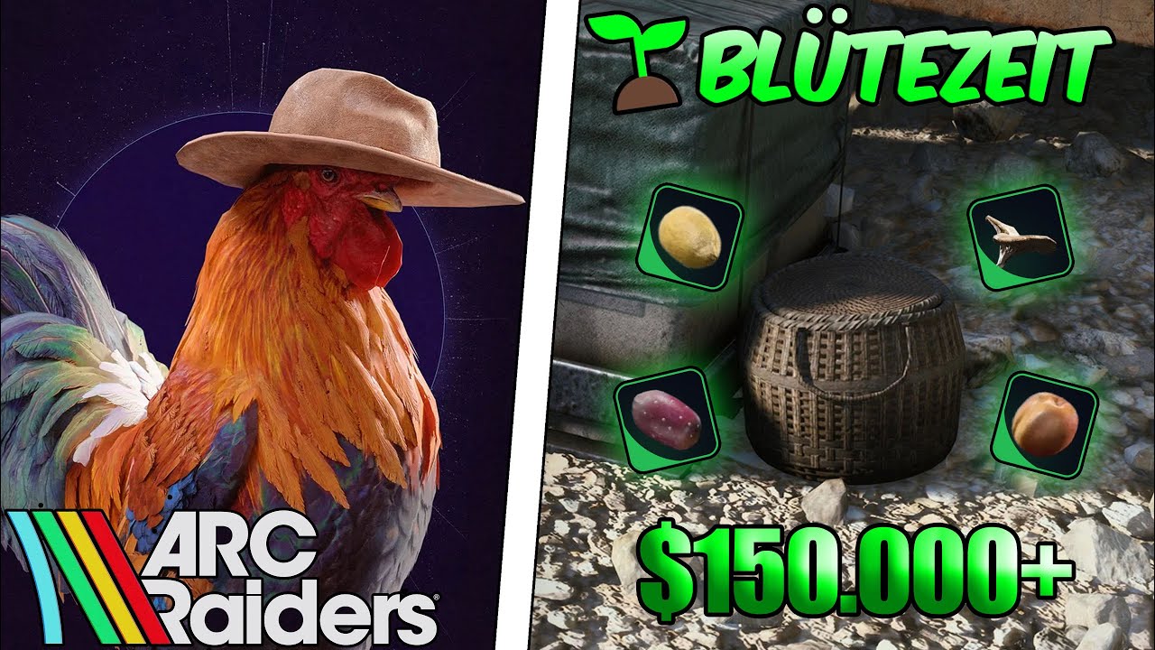 ALLE Früchte für SCRAPPY🐔 + 150K Route💲 OHNE PVP🚫 mit BLÜTEZEIT/LUSH BLOOMS 🌱 | ARC Raiders
