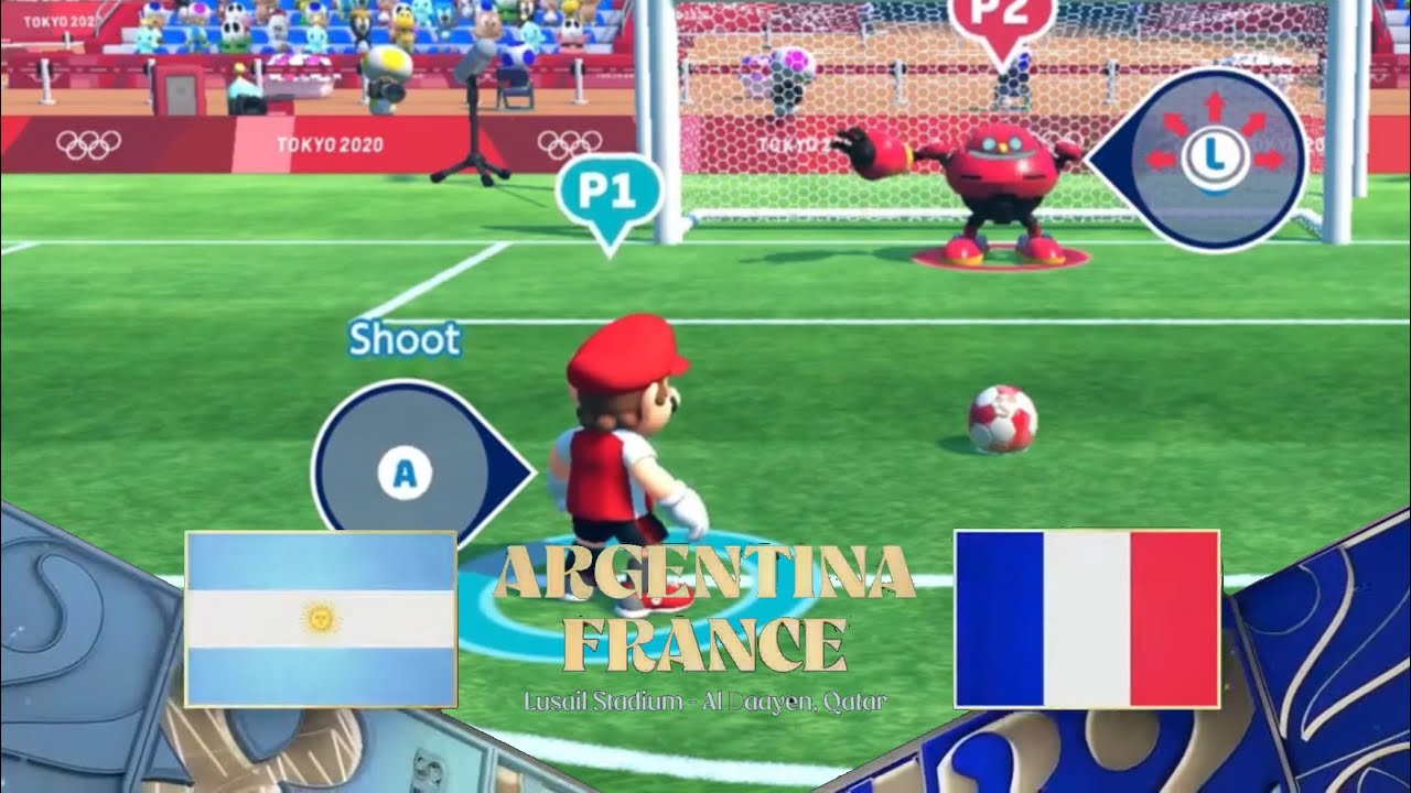 Argentina vs  France - Penalty Shootout BUT it’s Mario VS Sonic | 2022 FIFA World Cup Final