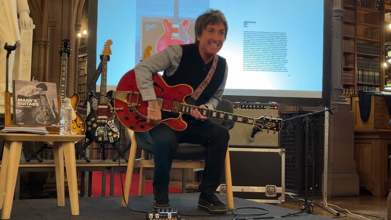 Johnny Marr in conversation about the Gibson ES 355 (part 1) - Manchester - 6 November 2023
