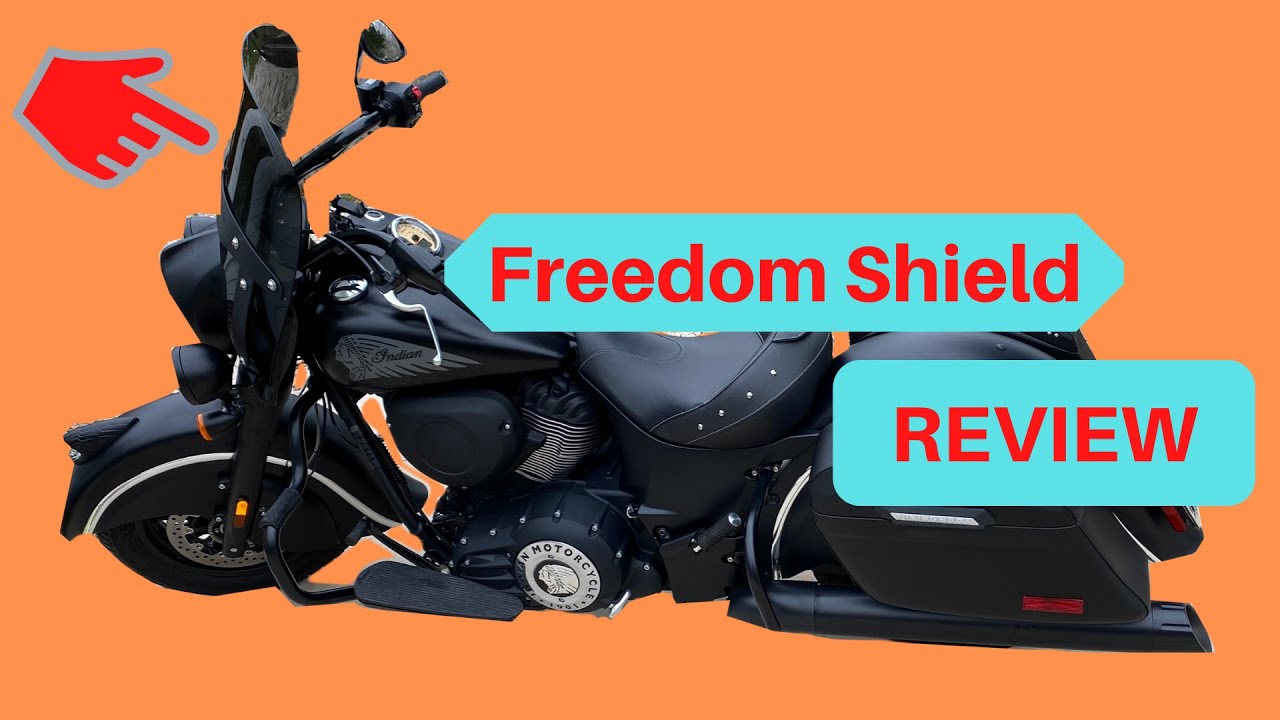 Freedom Shield Review | Test Ride | Indian Chief Dark Horse Motorcycle