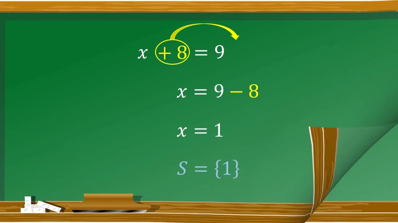Les équations (1) - 1ère secondaire