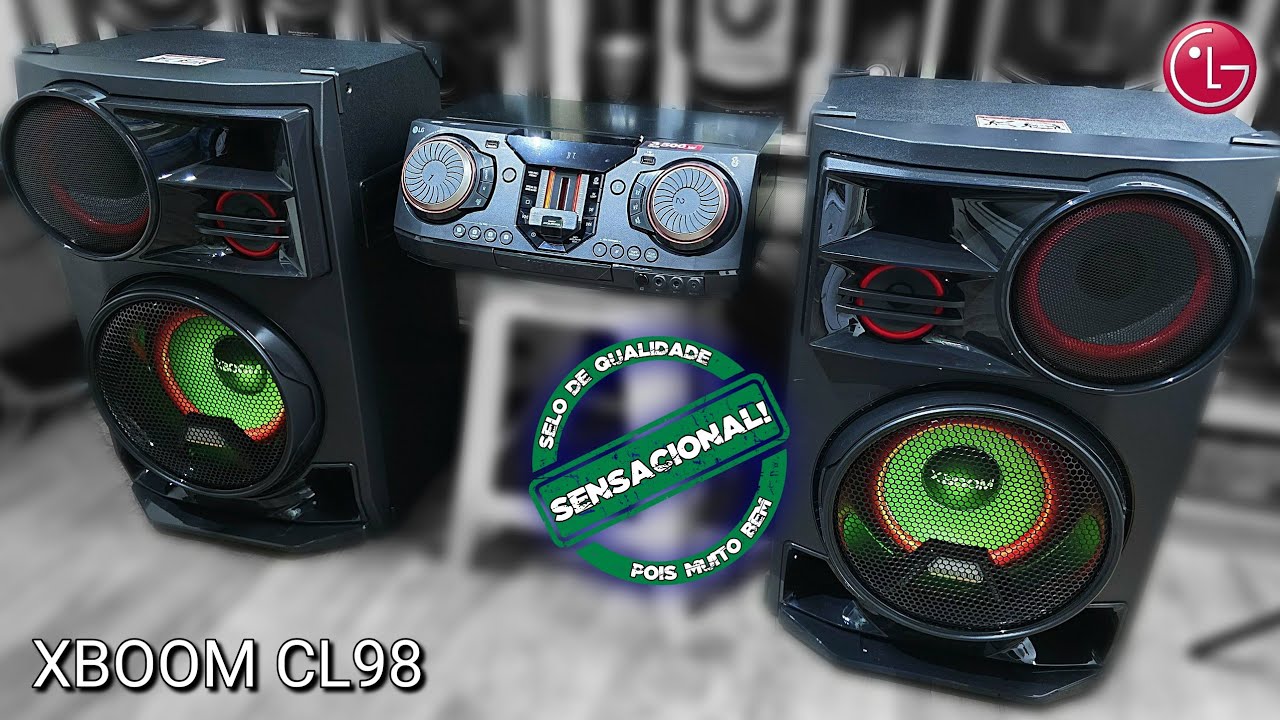 Unboxing (desembalado) LG XBOOM CL98 modelo 2025