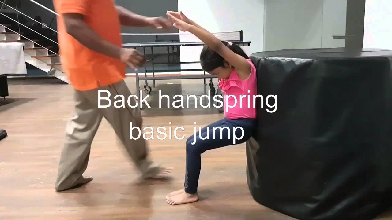 Learn Gymnastics v1  - Basic handstand and back arch posture.