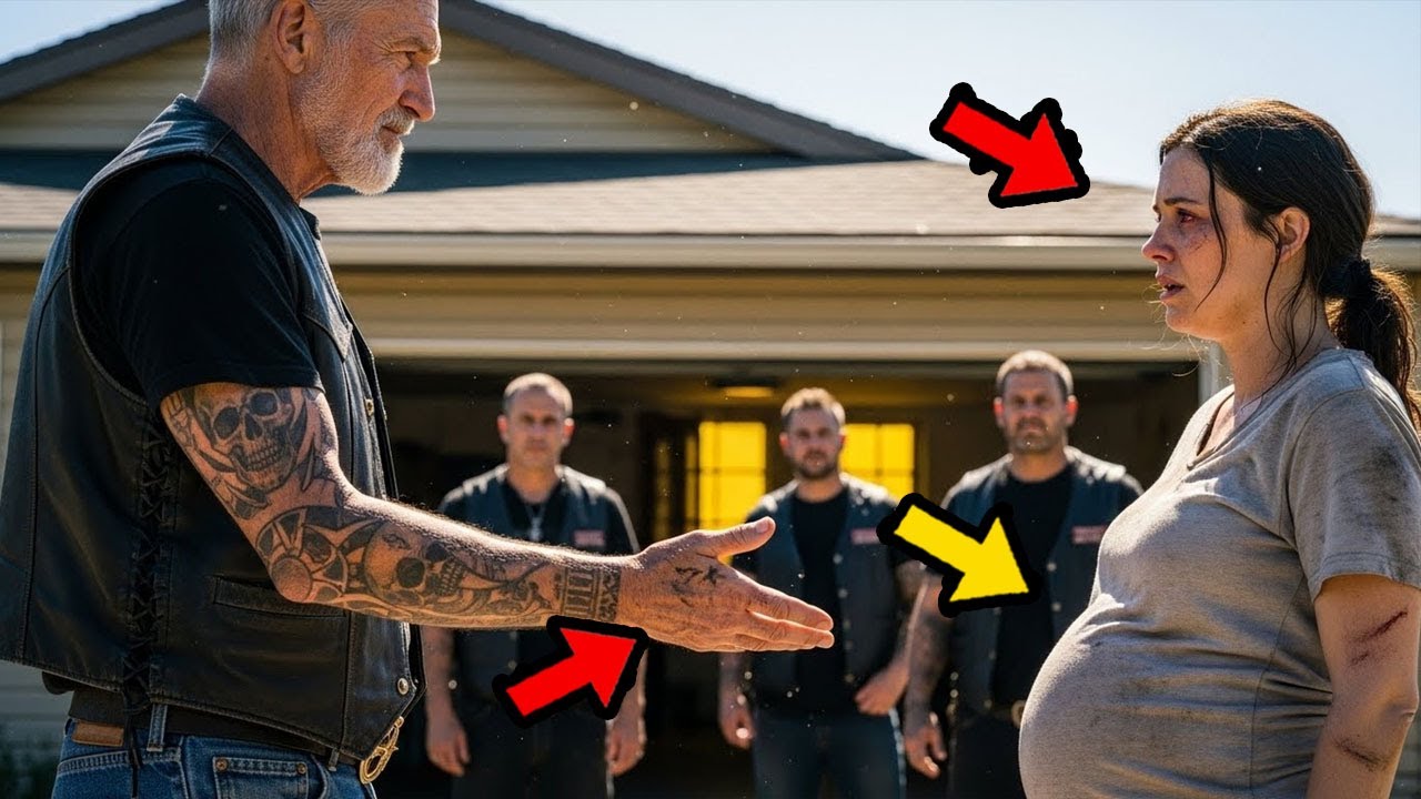 Jeder wies eine hungernde werdende Mutter ab – bis ein Hells Angels Biker sie aufnahm