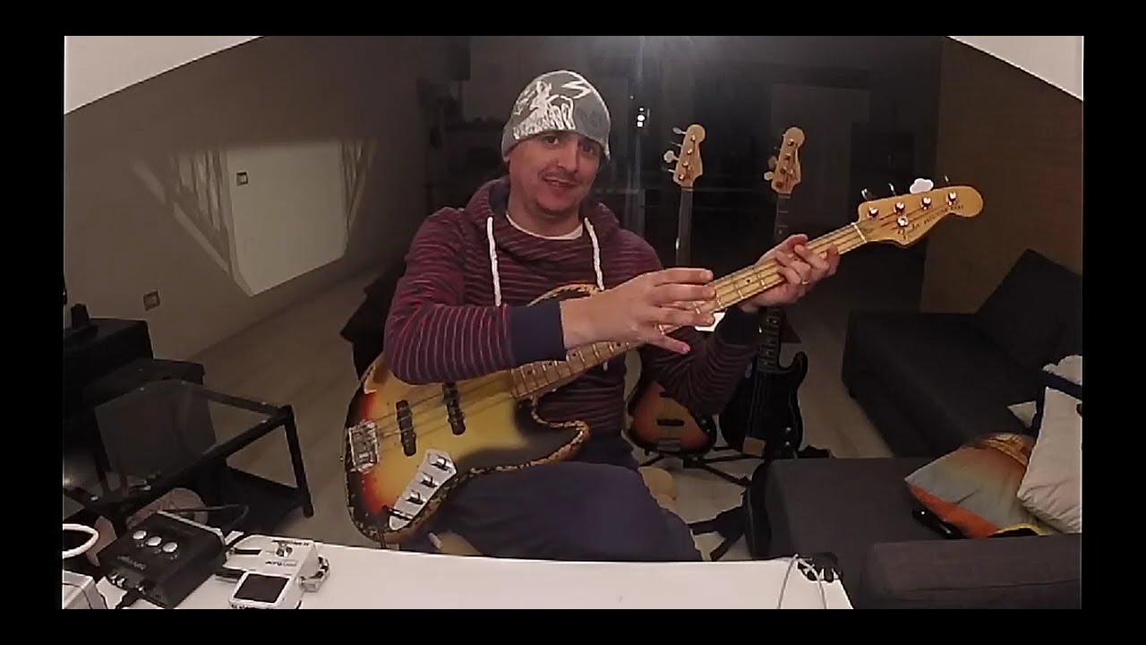 Esercizio Jaco Pastorius su accordi di undicesima - Lezione basso 22
