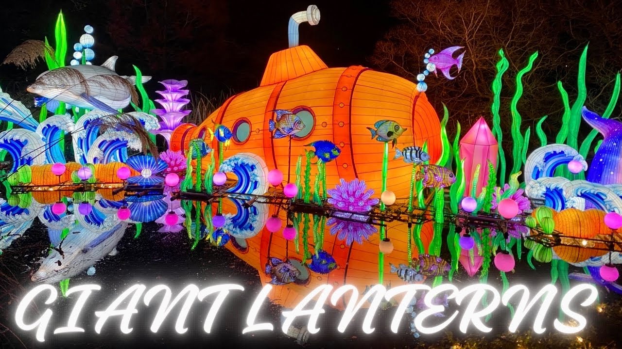 Giant Lanterns Edinburgh Zoo 2025 - Full Tour | Chinese Lanterns | Edinburgh | Scotland