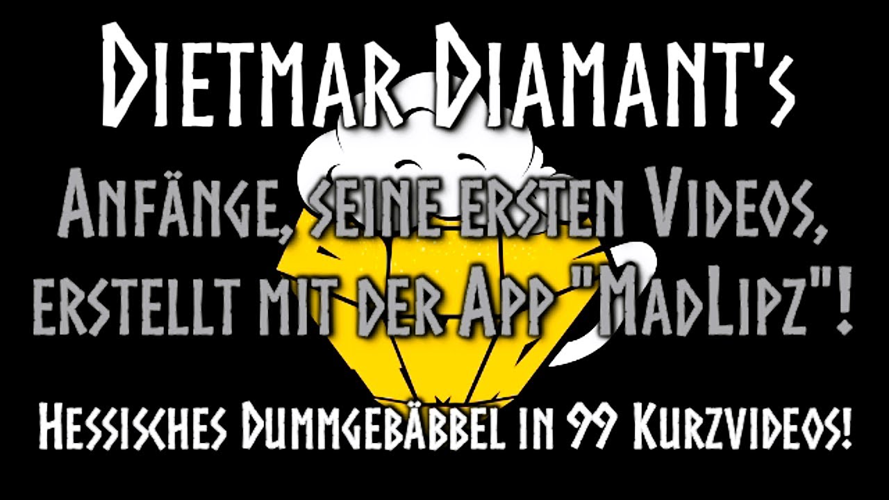 Dietmar Diamant's Anfänge: 99 Kurzvideos, erstellt mit der App 