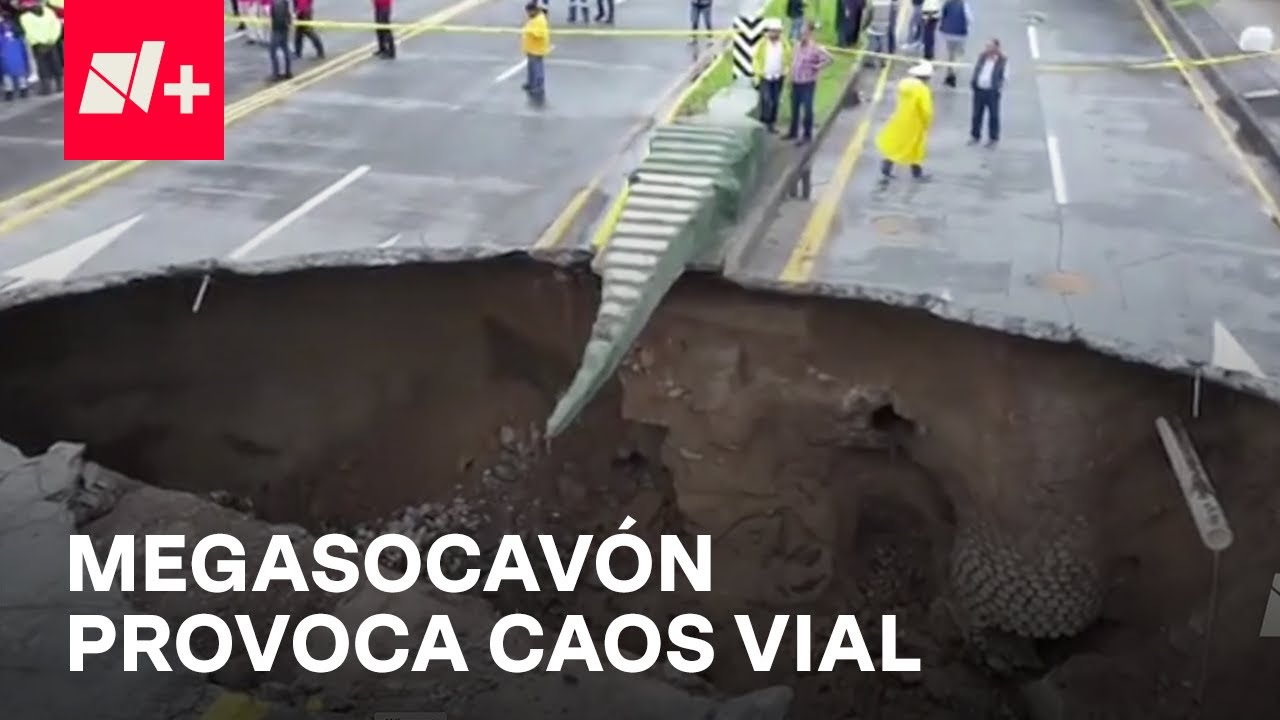 Caos Vial en Zona Metropolitana de Guadalajara por megasocavón - En Punto