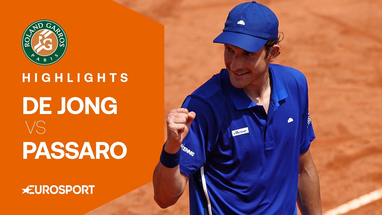 Jesper De Jong vs Francesco Passaro | Round 1 | French Open 2025 Highlights 🇫🇷