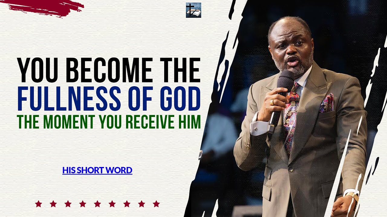 THE DAY YOU RECEIVED CHRIST YOU BECAME THE FULLNESS OF GOD
