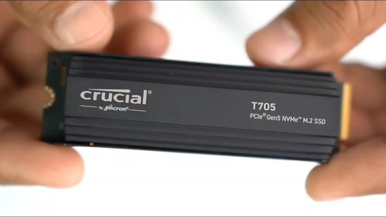 How to Open Crucial T705 1TB Gen5 NVMe M.2 SSD with heatsink  #CrucialSSD #NVMe #techguide