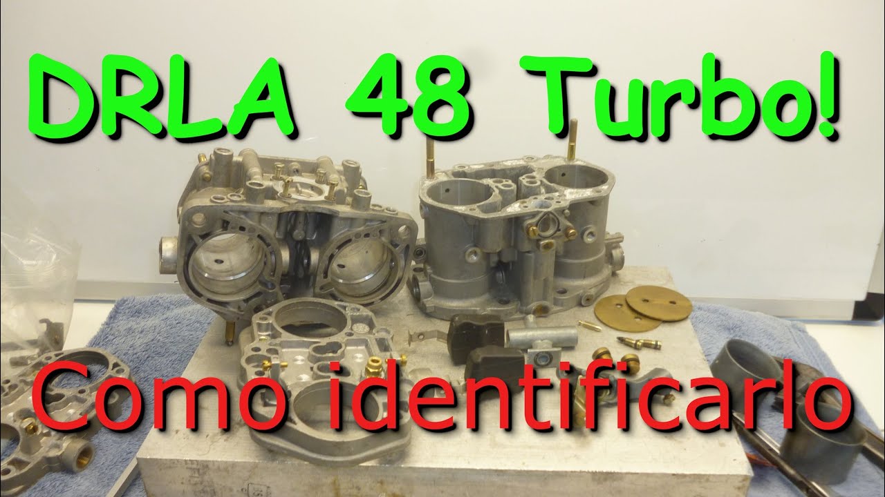 Carburador Dellorto DRLA 48 Turbo. desarme completo y como identificarlos