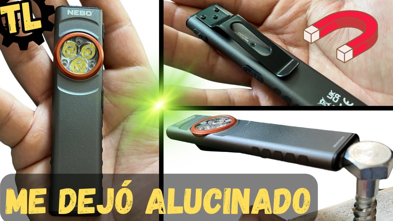 MINI Linterna 🔦 NEBO | Review completa🔎