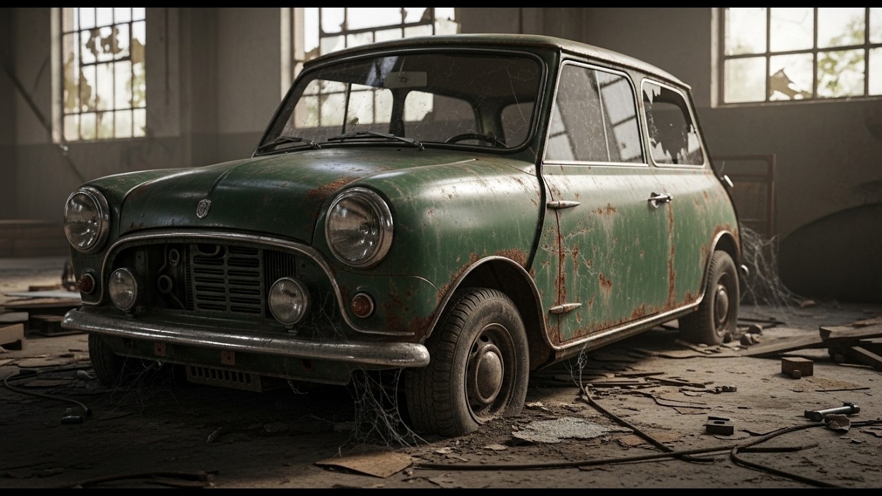 ASMR Car Restoration! Mr. Bean's Mini Bus 1967 Austin Mini Full Restoration
