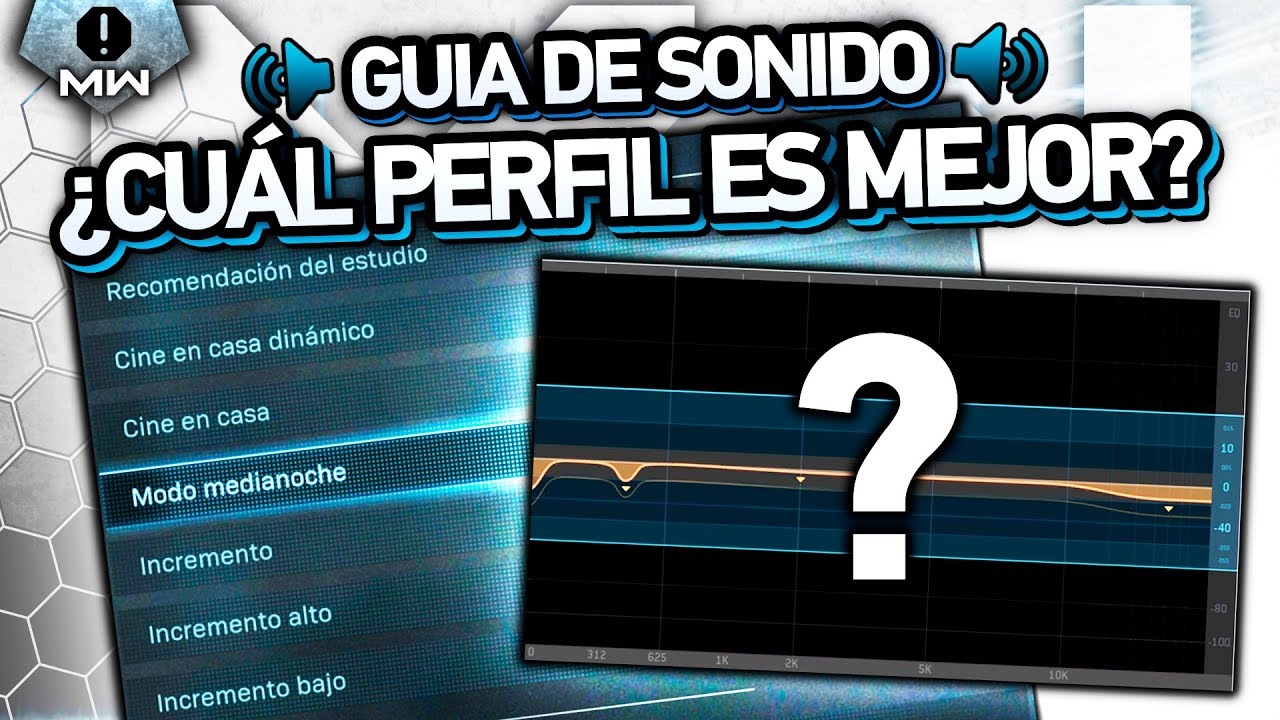 ¿CUÁL es el MEJOR AJUSTE de SONIDO en MW? - GUIA de SONIDO y Comparativa