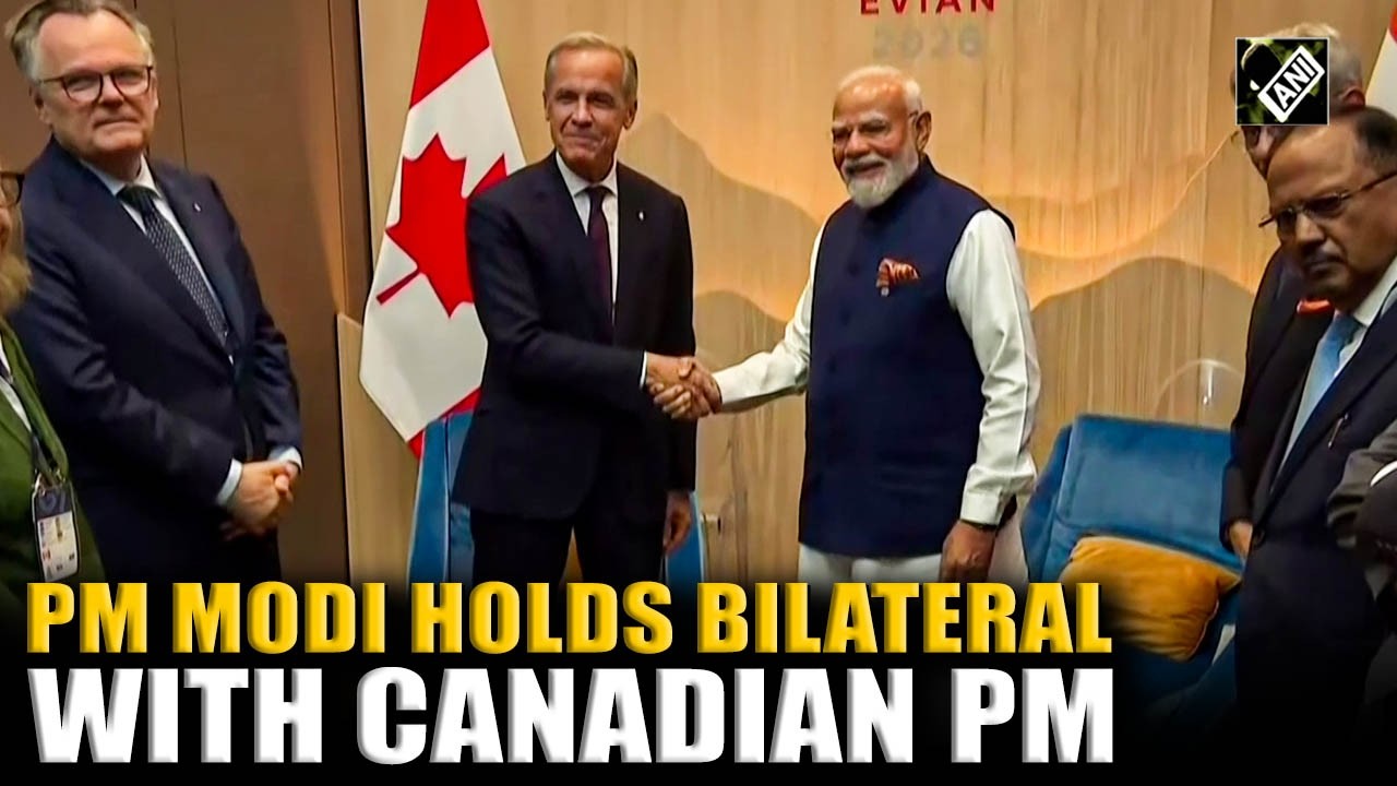 G7 Summit: PM Modi holds bilateral with Canadian PM Mark Carney, accepts invitation to Canada