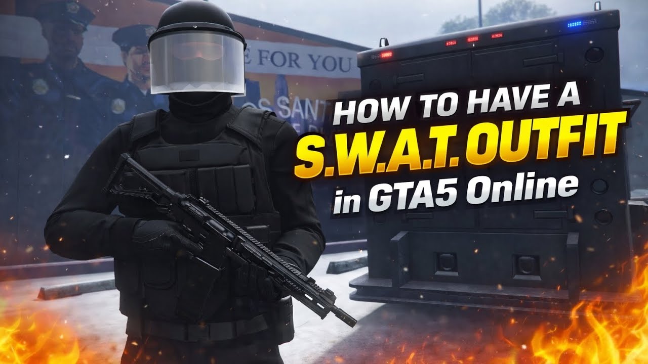 HOW TO HAVE A S.W.A.T. OUTFIT (CEO Vest/Black Jogger) IN GTA ONLINE🥷