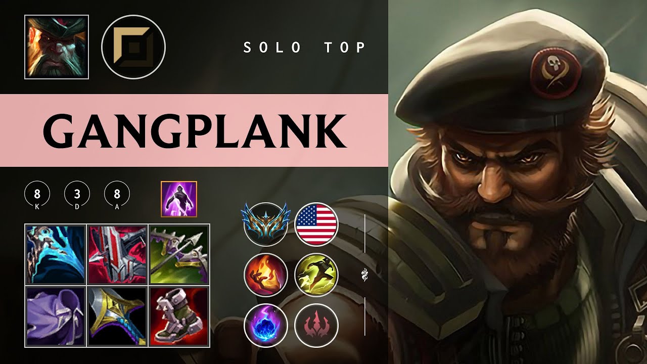 Gangplank Top vs Fiora - NA Challenger Patch 26.02