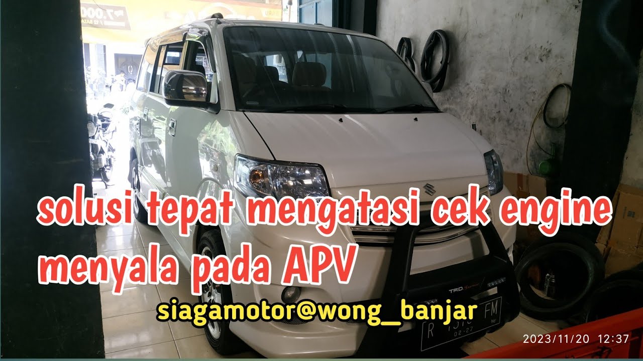 penyebab check engine menyala pada suzuki apv #shorts