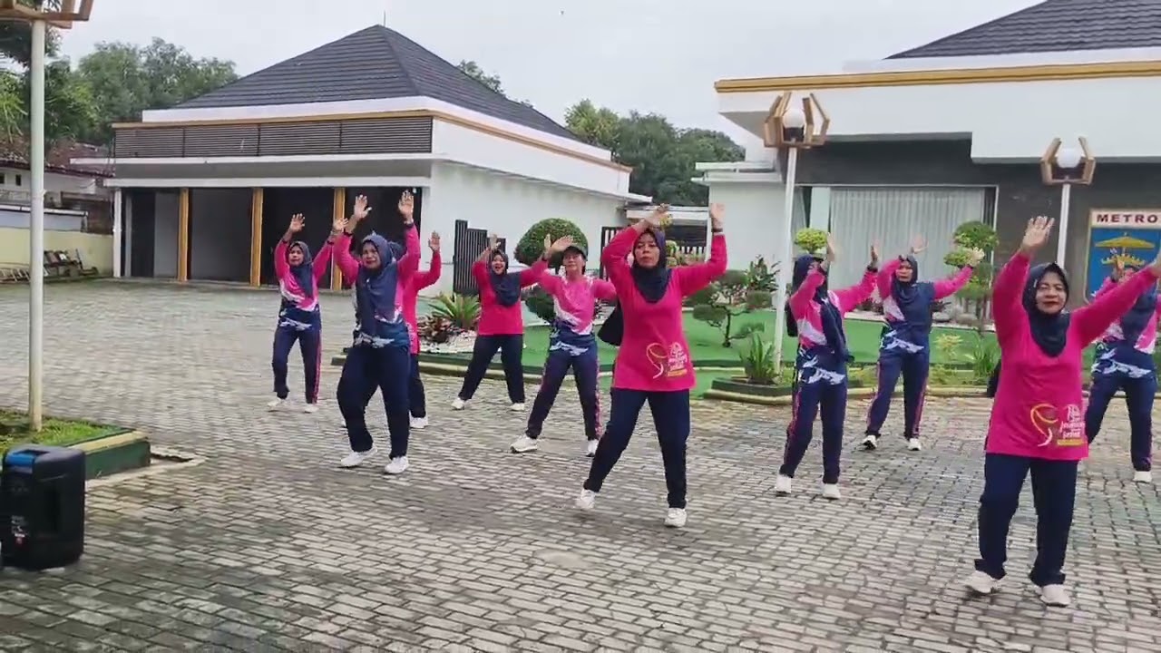 Senam Kreasi Jangan Tunggu Lama Lama/Sasana Melati - KJS Kota Metro/ Koreo : Endah KJS