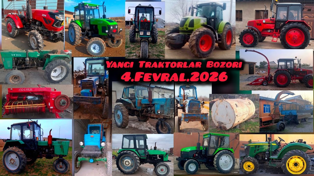 Arzon Traktorlar 4.Fevral2026 Belarus 1221 Ttz T40 Yumz Mini Tractor Jonder Claas Arzon-630 Kepi-2.4