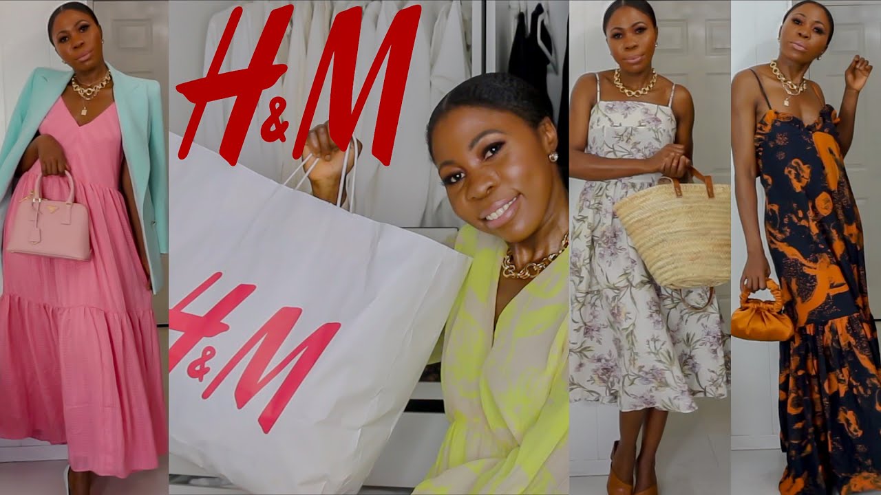 NEWIN | HUGE TRY ON H&M HAUL  |MOST HAVE SUMMER  DRESSES & STYLING| FASHIONPHILE DESIGNERS UNBOXING