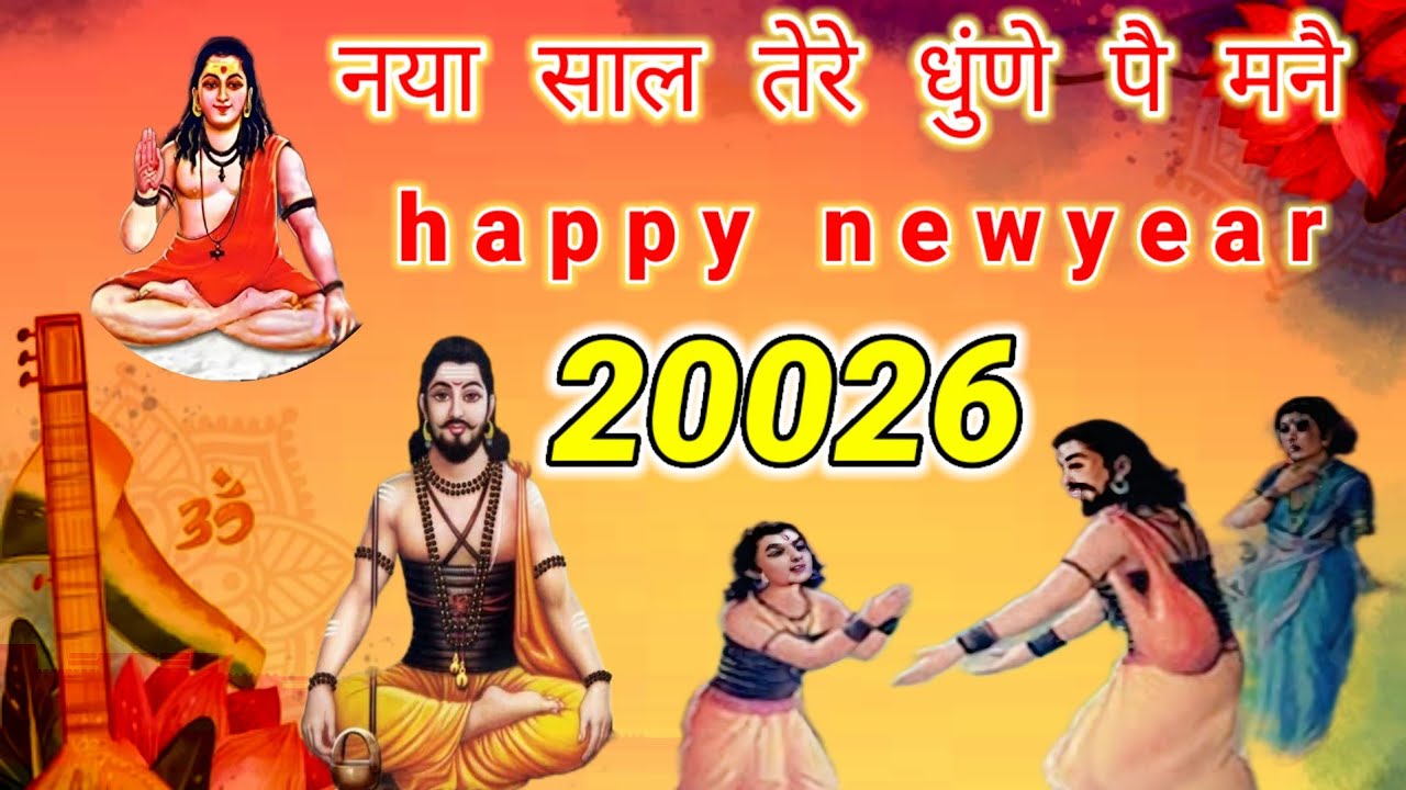 #नया साल तेरे धुंणे पै मनै।#happynewyear#2026#gorkhnathbhajan